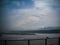 Wide Ganga river view in Haridwar India, Ganga river full wide view