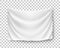 Wide horizontal standard, banner, streamer, mockup,