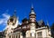 Wide image of the Peles Castle Romania