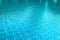 Wide large azure swimming pool wave horizon view background, flat cyan ripple water surface