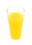 Wide mount glass of oragne juice