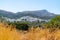 Wide Naxos landscape of Mount Zeus