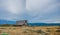 Wide open vast montana landscape in summer