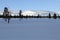 A wide open winter landscape in the skiing area of Idre FjÃ¤ll in North Sveden