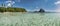 Wide panorama of amazing Pinagbuyutan island located in El Nido Palawan, Bacuit archipelago, Philippines