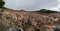 Wide panorama of the antique city of Daroca