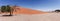 Wide panorama Dune 45 in sossusvlei Namibia