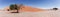 Wide panorama Dune 45 in sossusvlei Namibia
