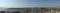 Wide panorama of Istanbul old town seen from Galata Tower in blue sky day