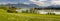 Wide panorama landscape in Bavaria