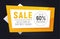 Wide polygon sale banner.