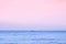 Wide summer tropical seascape pink tone Sunset or sunrise sky in Samui - Thailand tropical isalnd