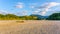 Wide valley of Tagliamento River