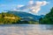 Wide valley of Tagliamento River