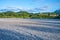 Wide valley of Tagliamento River