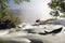 Wide view background landscape on top of Victoria Falls , Livingstone, Zambia