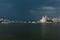 Wide view of the hungarian Parliament in Budapest