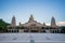 Wide view of the main Buddha sculpture of the Fo Guang Shan Buddha memorial center Kaohsiung