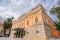 Wide view of main facade Romea Theatre in Murcia city