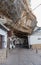 Wide view of street between the rocks . Setenil de las Bodegas