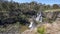 wide view of upper ebor falls at ebor in nsw