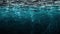 Wide water textured banner background Generative AI