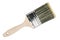 The wide wooden paint brush