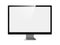 Widescreen Lcd Monitor on White.