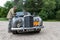 Wiecbork, kujawsko pomorskie / Poland - July 3, 2019: Rally Beijing - Paris. The athlete repairs the engine in the car in a