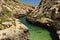 Wied il-Ghasri gorge on Gozo island
