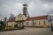 Wieliczka mine entrance with headframe near Krakow in Poland