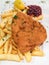 Wiener schnitzel austrian meat dish