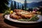 Wiener Schnitzel Elegance: Austrian Charm Amidst Alpine Beauty