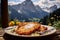 Wiener Schnitzel Elegance: Austrian Charm Amidst Alpine Beauty