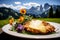 Wiener Schnitzel Elegance: Austrian Charm Amidst Alpine Beauty