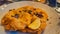 Wiener Schnitzel fresh plate with lemon in Wien, Austria