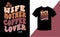 Wife mother coffee lover, Mother\\\'s day Retro t-shirt design.