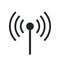 Wifi antenna icon, modern minimal flat design style. Wi-Fi symbol, vector illustration