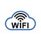 Wifi cloud internet icon â€“ for stock