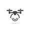 Wifi drone icon with shadow