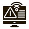 wifi error icon Vector Glyph Illustration