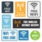 Wifi free icons and signs, wireless signal