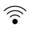 Wifi glyph flat vector icon