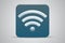 Wifi green flat icon