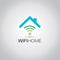 Wifi Home Design Logo