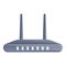 Wifi home modem icon, cartoon style