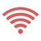 WiFi Icon. Concept for Hi Tech. Outline Technical Symbol, Icon and Badge. Simple Vector illustration