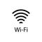 Wifi icon for interface and internet. Symbol of wlan access, wireless wifi hotspot signal sign, icon.