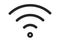 Wifi icon vector Flat network sign symbol. For mobile user interface. Alarm icon. Waves. Cocial networks.