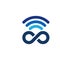 Wifi Infinity Head Logo Icon Design